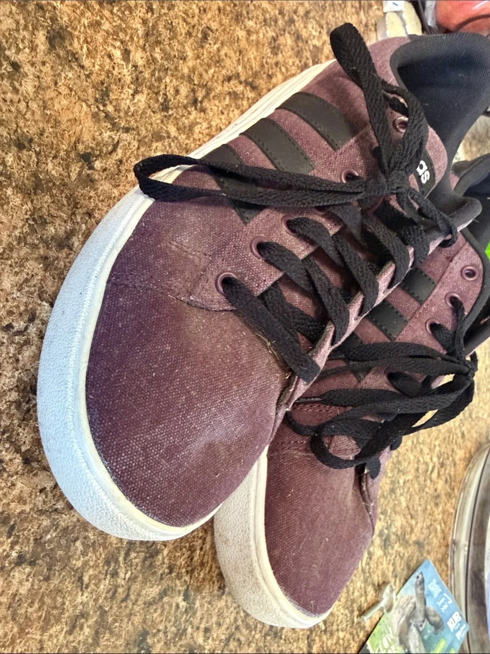 Adidas purple sneakers 9.5